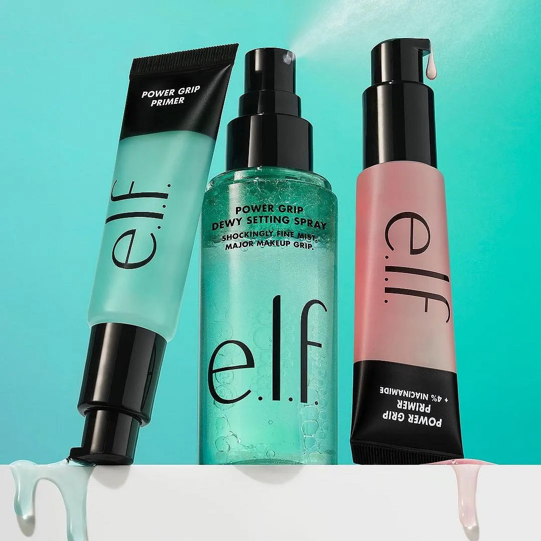 Power Grip Primer + Niacinamide, e.l.f. CosmeticsThe second rendition of the Power Grip Primer comes with an infusion of niacinamide, an ingredient that improves barrier resilience, tones the complexion, and regulates sebum on the skin. Its vegan formulation features a gel-based texture that leaves the skin feeling dewy as well as tacky for the base make-up to adhere well and last long. Sodium hyaluronate and vitamin E make sure the skin remains moisturised.Image: Instagram.com/elfcosmetics 