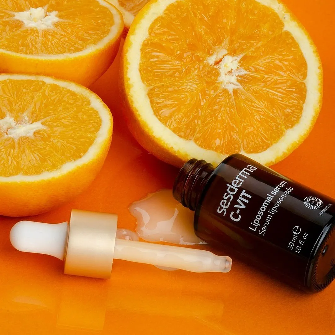 C-Vit Facial Liposomal Serum, SesdermaApproved and prescribed by dermatologists and cosmetologists across the world, Spanish skincare brand Sesderma’s vitamin C serum does the job without causing the slightest irritation. It is plumping, hydrating, and rejuvenating, leaving the skin soft, glowing, and even-toned. Over regular application, it also helps mitigate stubborn dark spots and pigmentation. Along with ascorbic acid, the serum comprises sodium hyaluronate, resveratrol, vitamin E, glycerin, castor oil, and peptides, and works wonders on skin types across age groups.Image: Instagram.com/sesderma 