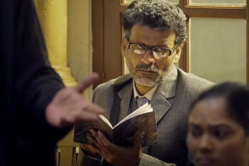 A still from Aligarh starring Manoj Bajpayee as Dr. Ramchandra Siras. Image: YouTube 