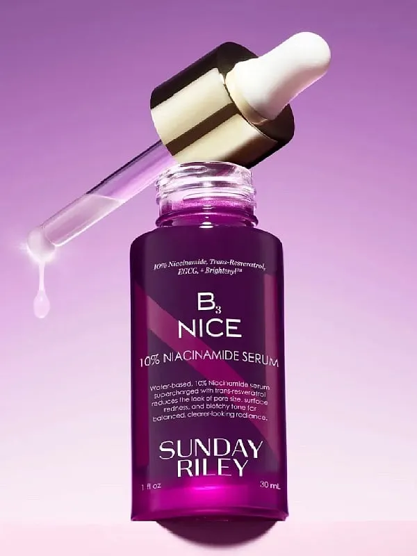 Look for serums with a minimum concentration of 2 per cent for the best results; it is typically used in a serum or a toner to reap all its benefits. Image: www.sundayriley.com 