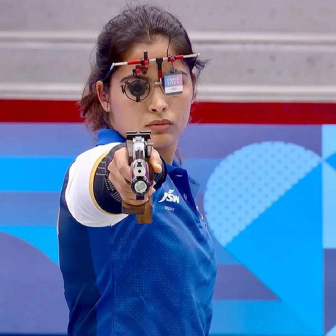 Manu Bhaker, who has trained at the IIS, opened India’s medal tally at the Paris Olympics by clinching a bronze medal in the 10m Women’s Air Pistol. Image: Instagram.com/weareteamindia 