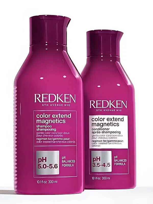 Redken’s Color Extend Magnetics is a great choice for keeping colour-treated hair looking vibrant and shiny. Image: Instagram.com/thehairconsult 