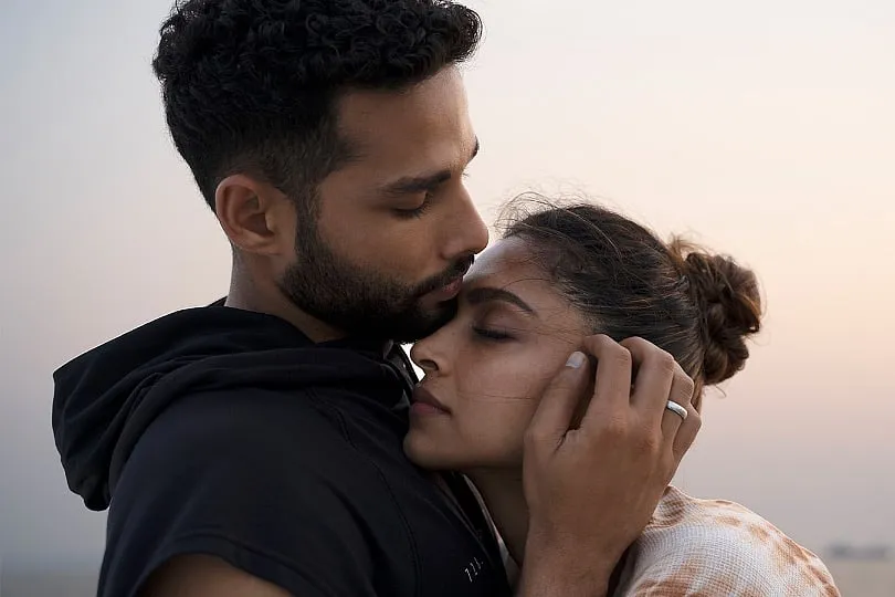 A scene from Deepika Padukone-, Ananya Panday-, and Siddhant Chaturvedi-starrer Gehraiyaan (2022). Image: IMDb 