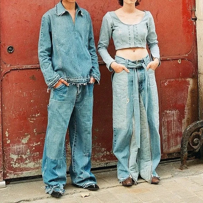 RKIVE CityRkive City collaborates with The Princess Diya Kumari Foundation Society foundation dedicated to empowering women and girls in rural Rajasthan for almost a decade. The heart of their designs lies in repurposed materials such as combinations of upcycled cotton fabrics, each hand-printed using the traditional block-printing technique, quilted jackets, and sarees handcrafted by Kota Doriya fabric with surface embellishments of sequins and beads. Image: Instagram.com/rkivecity 