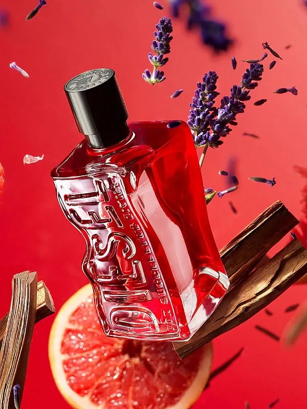 This Diesel perfume combines the crispness of grapefruit with the warmth of sandalwood. Image: Instagram.com/diesel 
