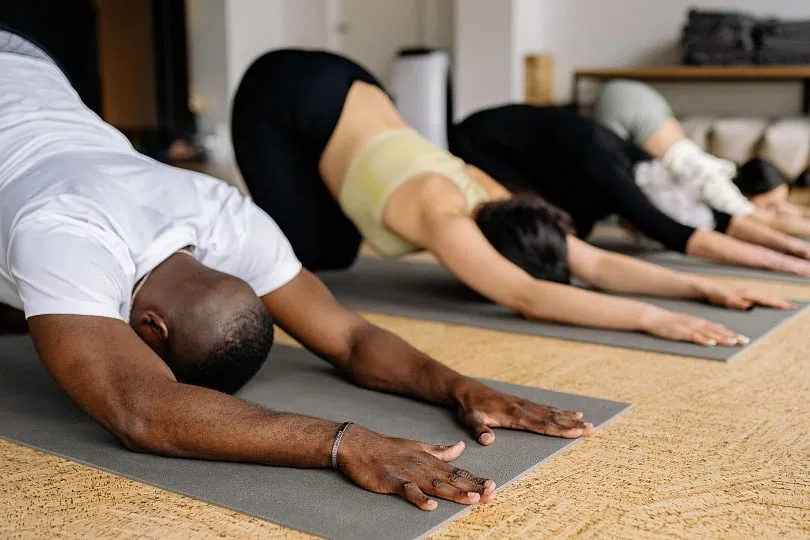 The Child's Pose is especially beneficial as a restorative position during an intense yoga session. Image: Pixabay 