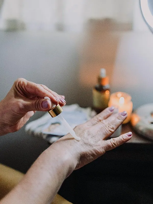 Do not apply your skincare products only to your face. Your hands, ears, and neck can also benefit from your night routine. Image: Pexels 