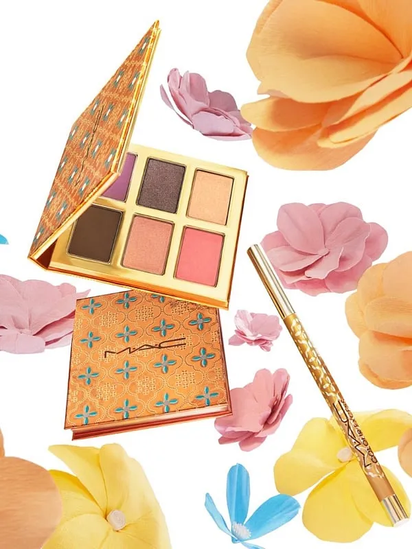 “For a full-shine look, after completing your make-up, tap some shimmer shadow onto the centre of your eyelid,” says Leiya Phinao Ninghshen. Image: Instagram.com/maccosmeticsindia 