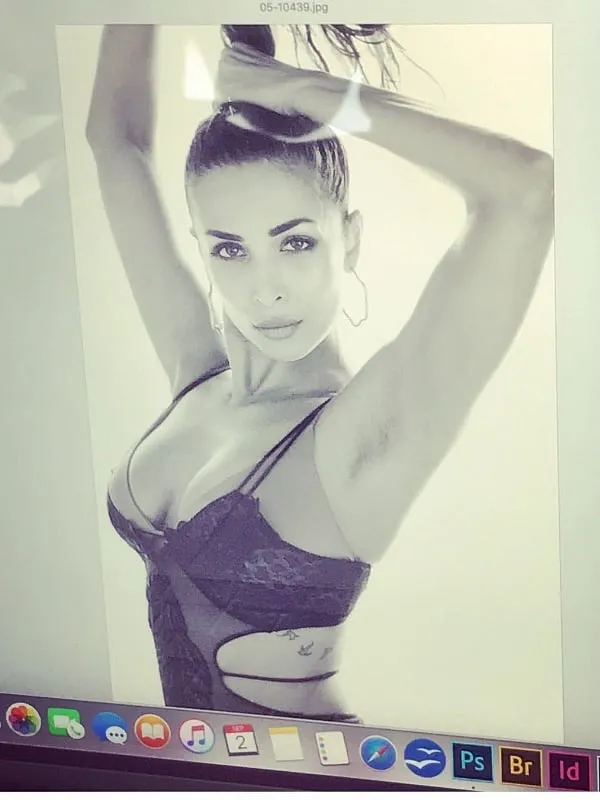 Actors like Malaika Arora and Katrina Kaif have shared pictures with some armpit hair  on show. Image: Instagram.com/malaikaaroraofficial 