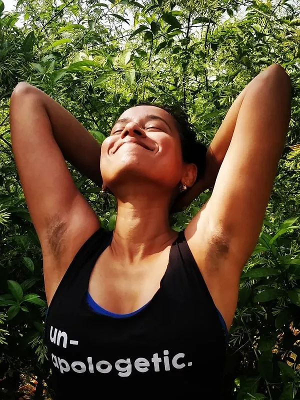 According to actor Tillotama Shome, being unapologetic about your own armpit hair doesn't translate to making any statement really. Image: Instagram.com/tillotamashome 