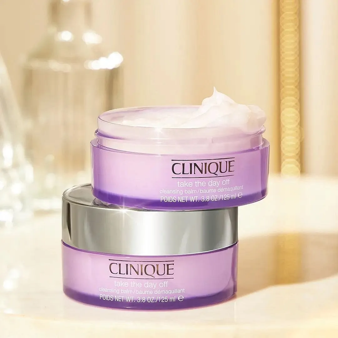 Take The Day Off Cleansing Balm, CliniqueStanding tall amongst the most-loved cleansing balms, this one from Clinique efficiently breaks down stubborn make-up without stripping the skin barrier or irritating the eyes. Loaded with fatty acids—thanks to ingredients like safflower seed oil and vitamin E—this solid balm transforms into a milky white lotion upon emulsification to gently deep-cleanse the skin.Image: Instagram.com/clinique_in 
