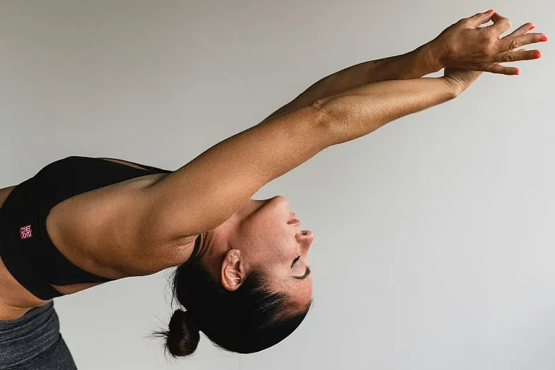 Yoga exercises like palming and focus-shifting can reduce eye strain, strengthen eye muscles, and improve blood circulation around the eyes. Image: Unsplash 