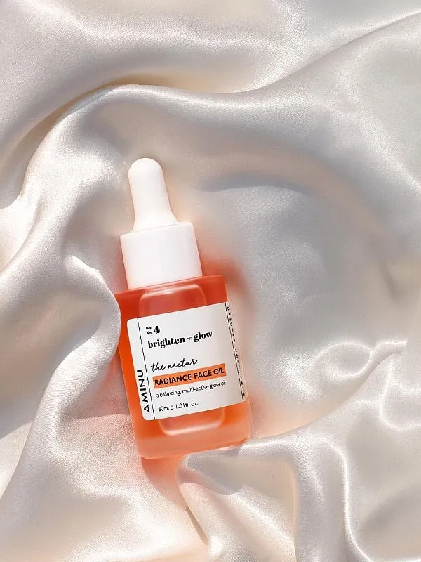 Aminu's Radiance Face Oil comprises over 10 nourishing seed oils. Image: Instagram.com/aminu.life 