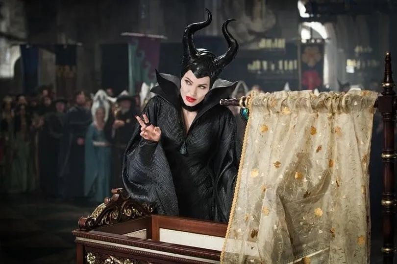Maleficent in Sleeping Beauty turns out to be a victim herself in the Angelina Jolie-led 2014 retelling of the fairytale. Image: IMDB 