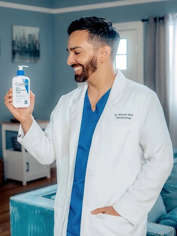 Dr Muneeb Shah, popularly known as @doctorly on Instagram, gives product recommendations and skincare advice to his 1 million followers. Image: Instagram.com/doctorly 