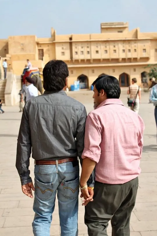 There’s a long tradition of same-sex individuals holding hands in public in India, which the western gaze has attempted to ‘queerise’. Image: BackpackerTravel.org 