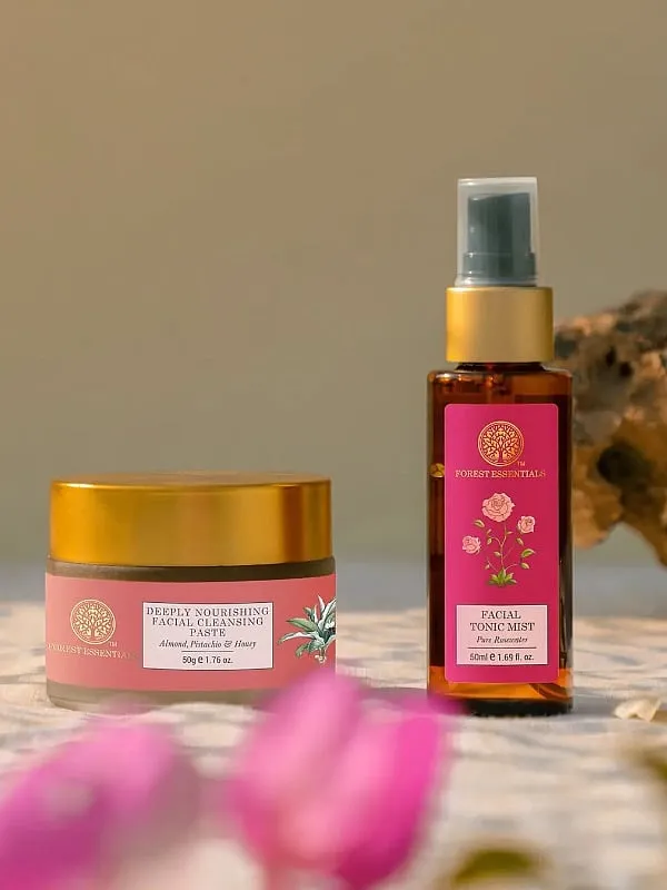 Besides its therapeutic fragrance, this rosewater-infused hydrating toner also augments the moisture in the deepest levels of your skin. Image: Instagram.com/forestessentials 
