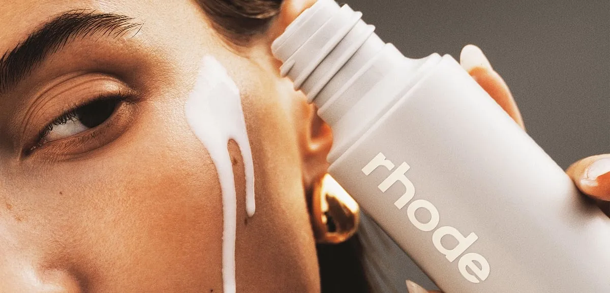 Beauty standards, set by social media and the rampant celebrity culture on it offer a version of natural beauty, that blur the line between effortless and enhanced. Image: Rhode.com 