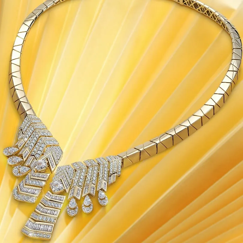 Weave of brilliance—necklace from 'Her Becoming' collection  