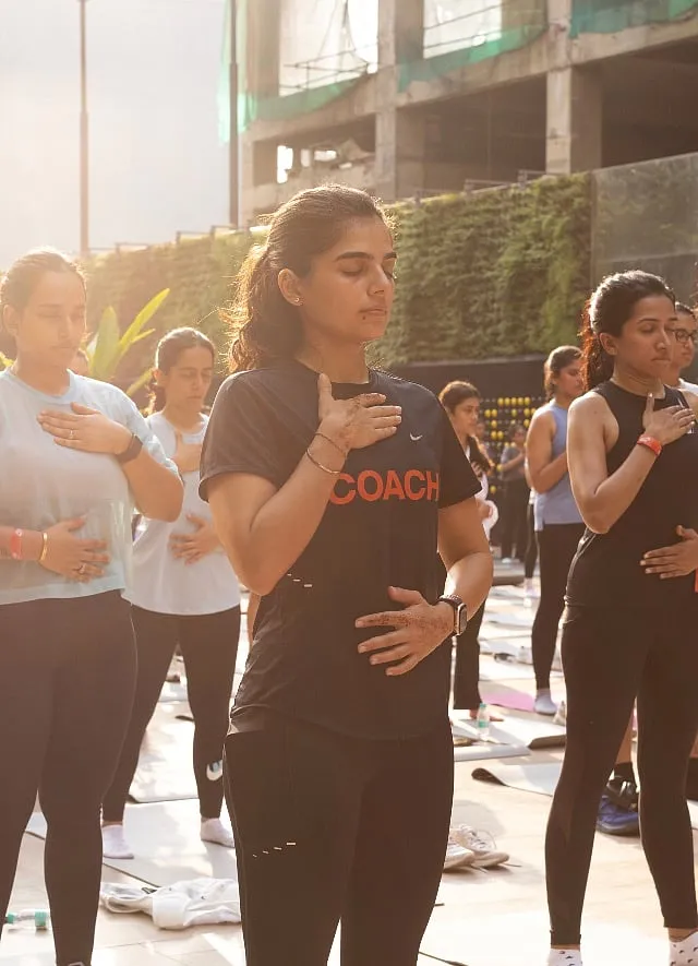 While the first one or two kilometres are always painful for runner Mishti Khatri, who began running to overcome her childhood fear of it, she soon finds her rhythm. Image: Prarthna Singh 