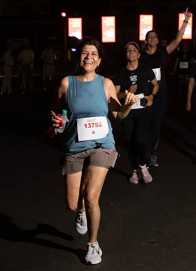 On 10 May 2025, Dhamija was among the 3,000-plus women who participated in the Mumbai chapter of Nike’s After Dark Tour.Image:Nike 