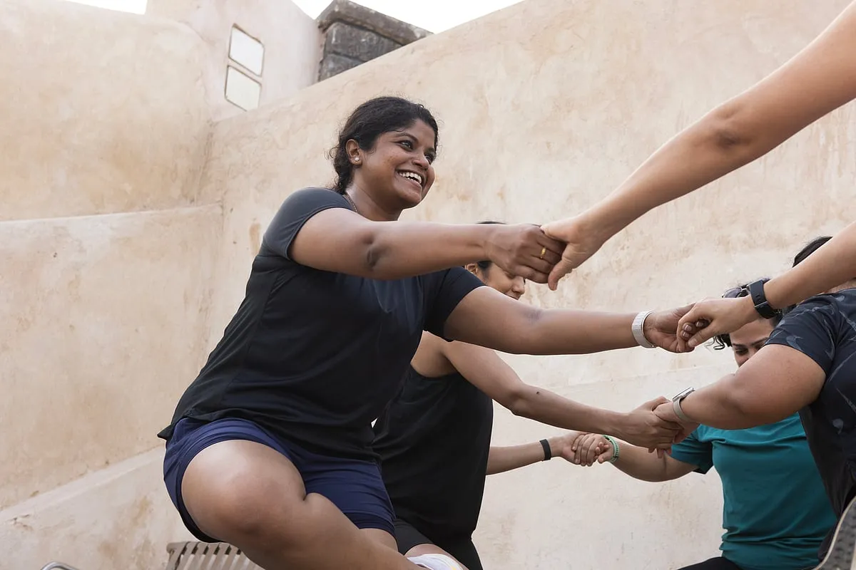 “There’s also the element of accountability—if you’ve told your friend that you will run with her the next morning, you cannot let her down; you have to wake up,” says Matchavel. Image: Prarthna Singh 