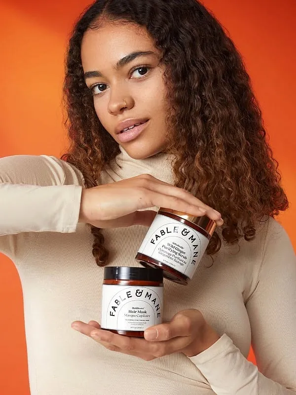 Fable & Mane's scrub contains ginger, a powerhouse of anti-bacterial, anti-fungal and anti-inflammatory properties. Image: Instagram.com/fableandmane 