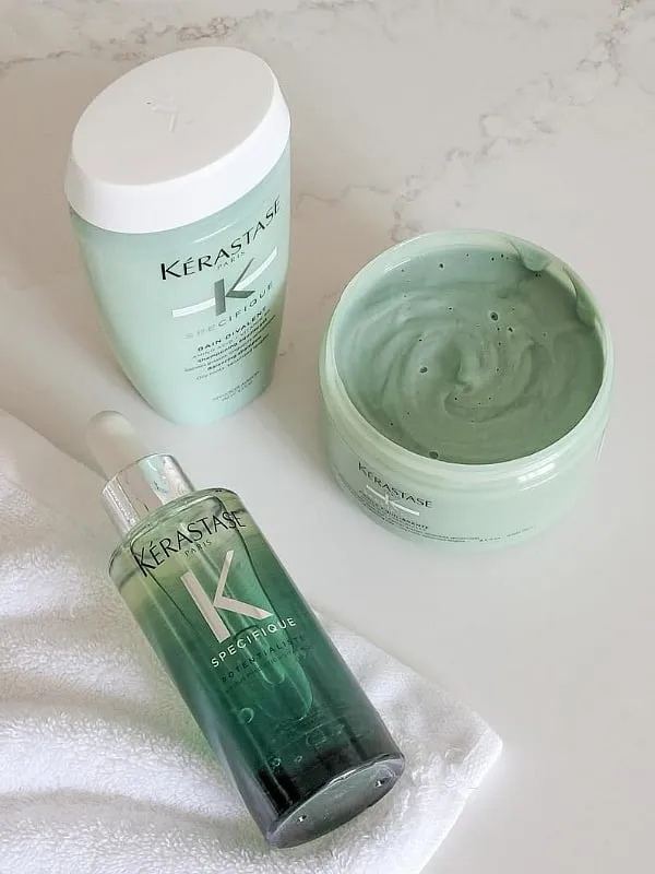 Formulated with sea salt, vitamin B6 and salicylic acid, this scrub is ideal for those with an oily, acne-prone scalp. Image: Instagram.com/kerastase_official 