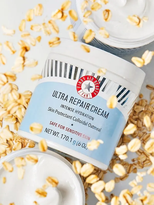 This lightweight yet mighty ceramide moisturiser that nourishes and softens the skin within minutes. Image: Instagram.com/firstaidbeauty 