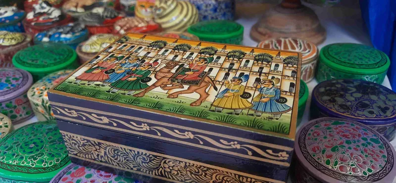 Handpainted boxes in various art forms