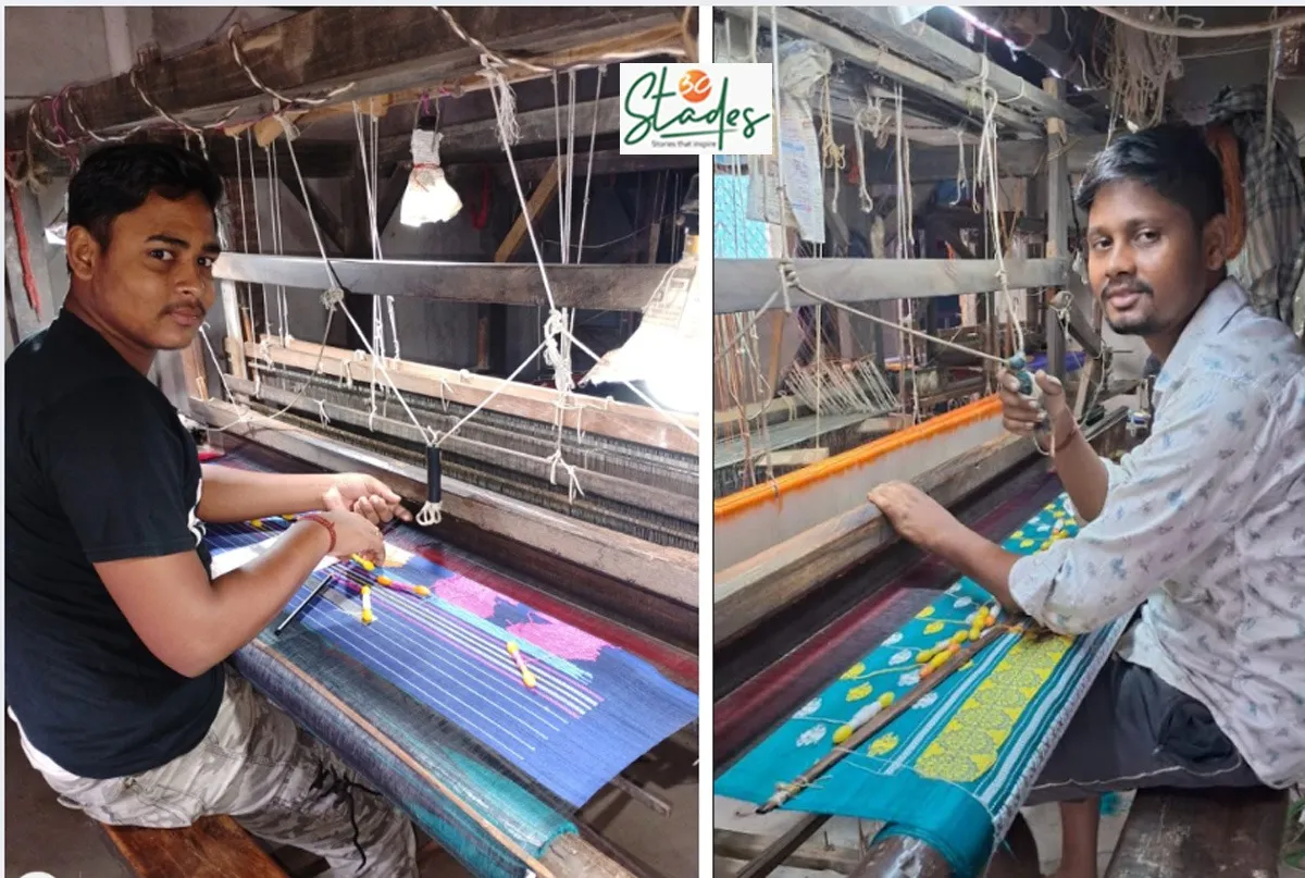Gopalpur-tussar-weaving-ajay-worker-workshop-30stades