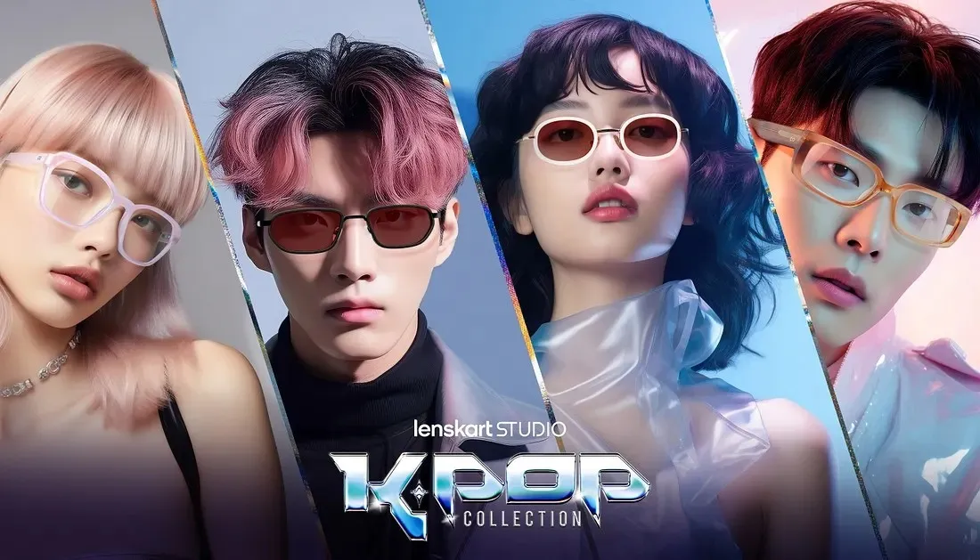 Lenskart's K-Pop Collection, featuring AI models, highlights the growing trend of digital influence in fashion and beauty marketing