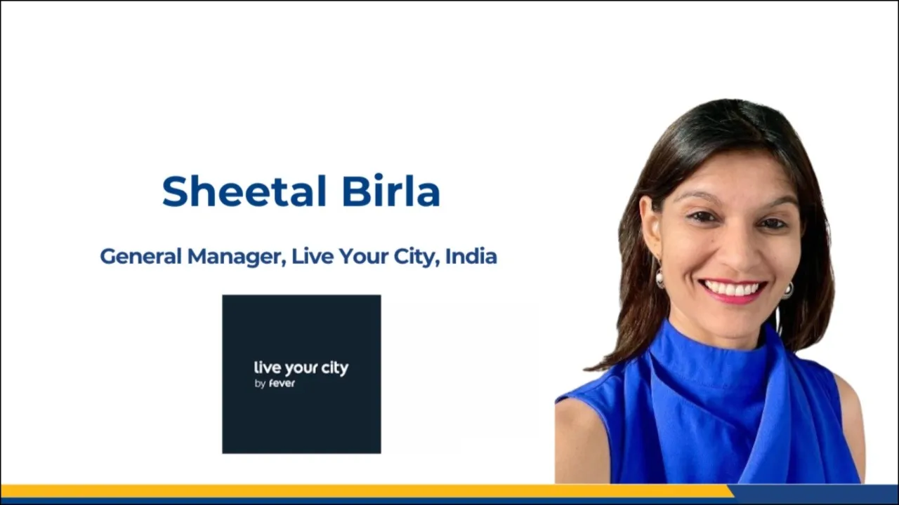 Sheetal Birla, general manager of Live Your City, India