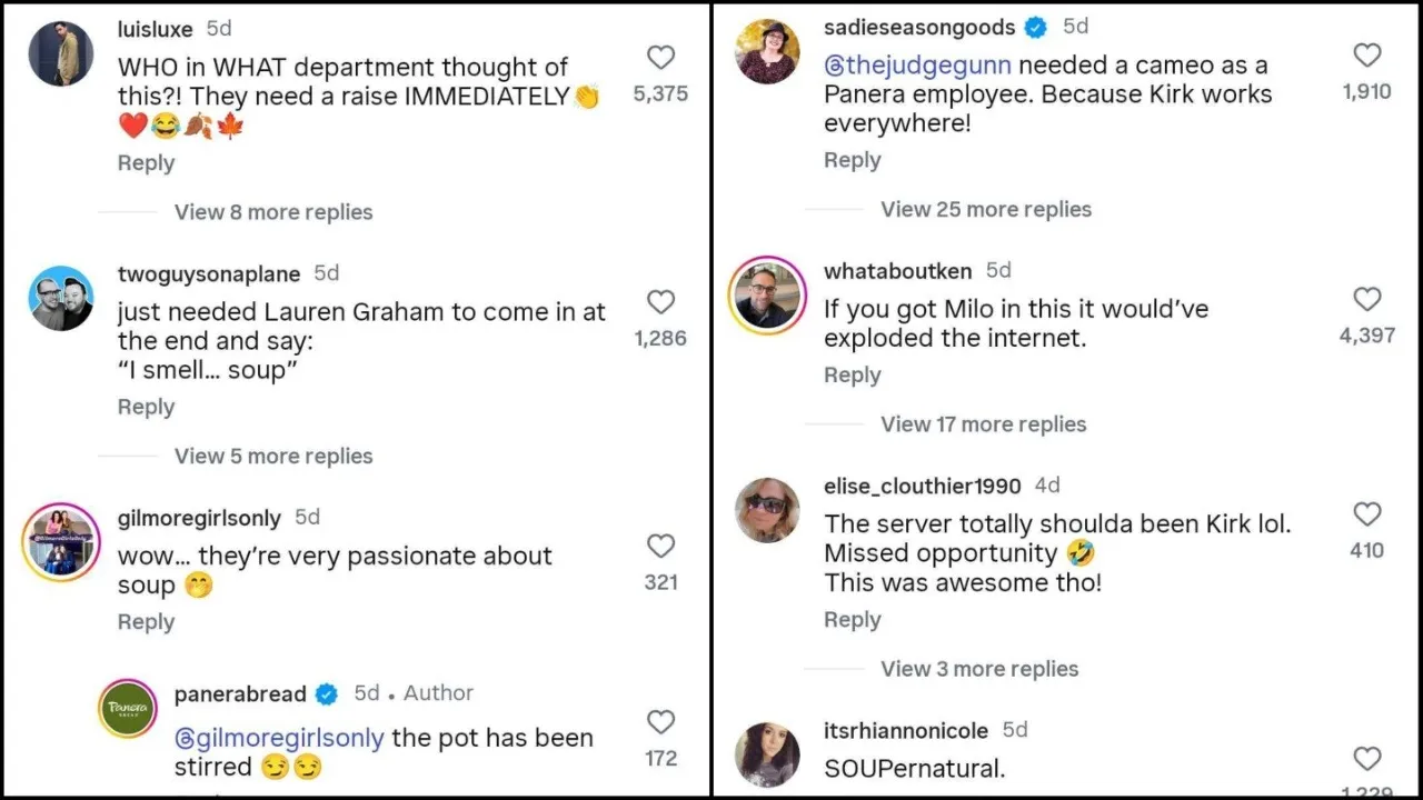 Dean vs. Logan: Jared Padalecki (Supernatural) and Matt Czuchry reignite the Gilmore Girls ship war over Panera soup in their viral 