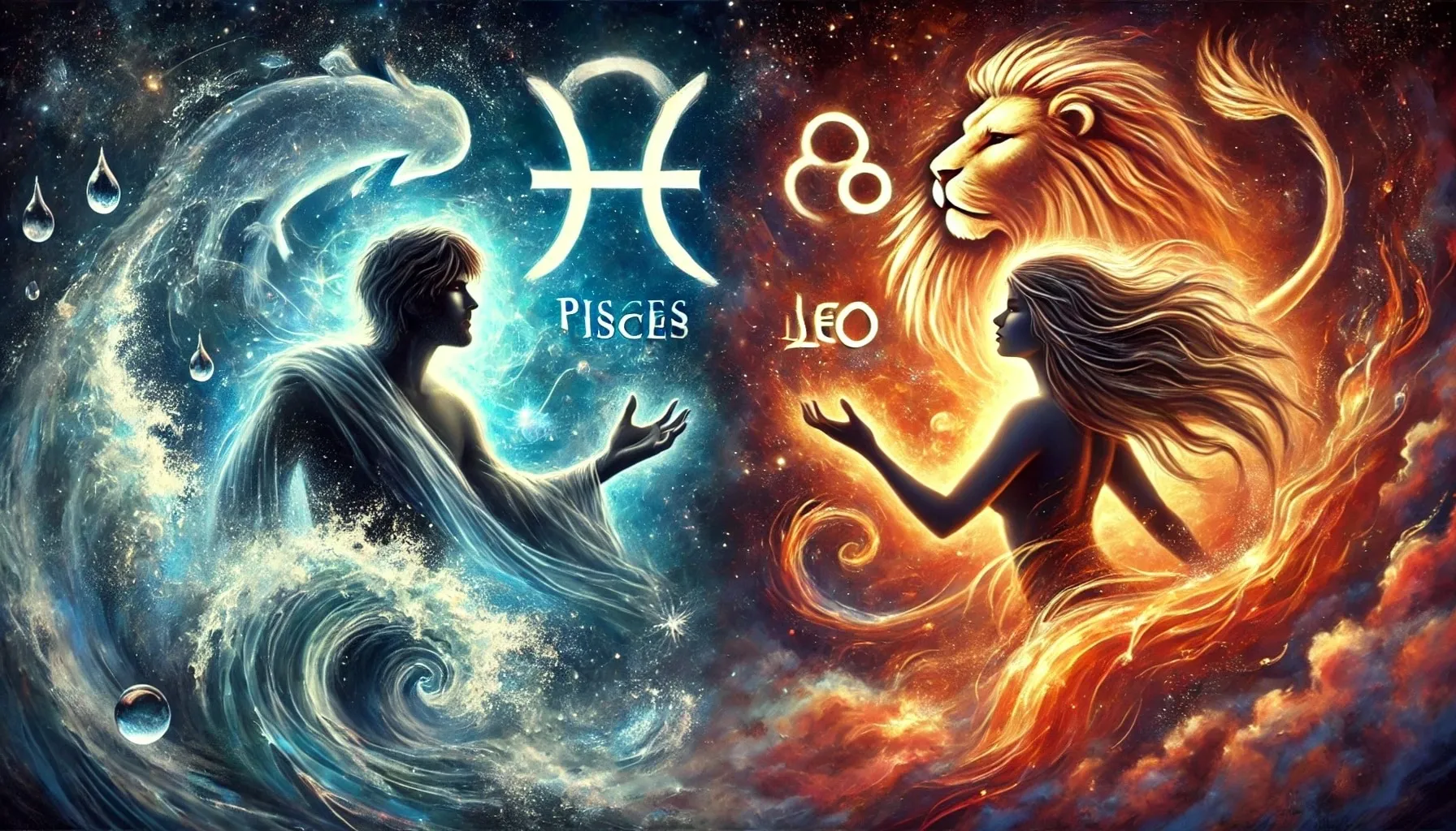 Leo and Pisces in love