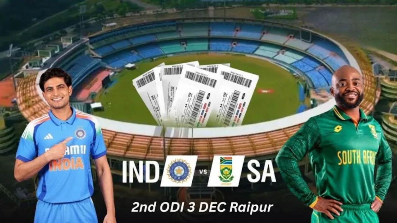 IND vs SA Raipur ODI Ticket Price