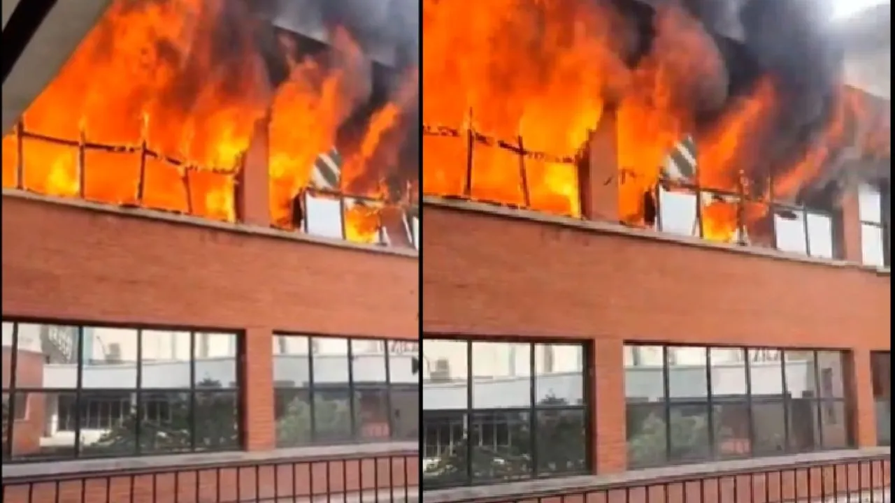 GGSIPU Auditorium fire