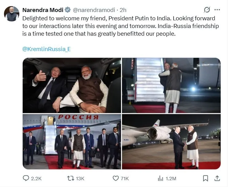 modi tweet