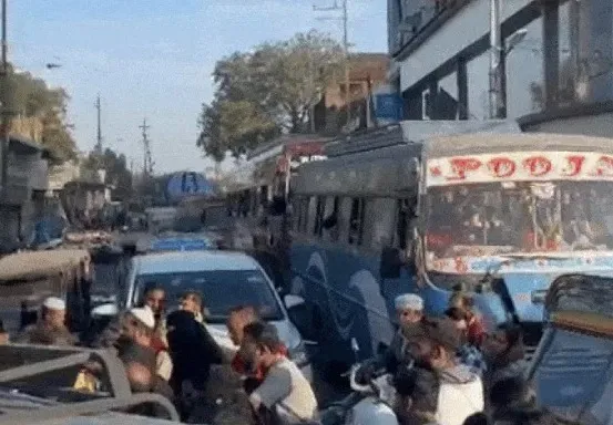 bhopal Bharat Talkies Bridge Traffic Jam