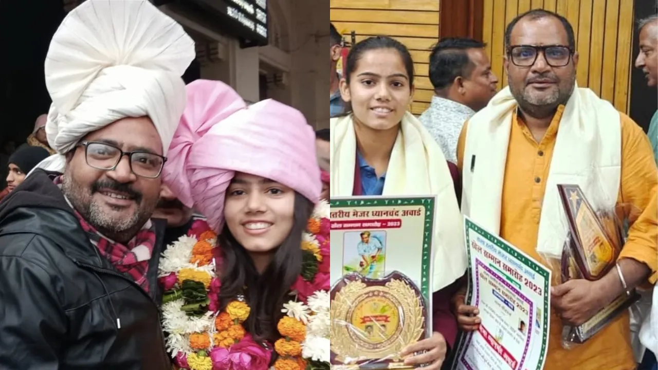 Vaishnavi Sharma and Coach