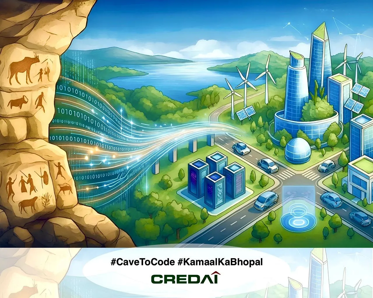 bhopal ai hub development credai meeting chief secretary