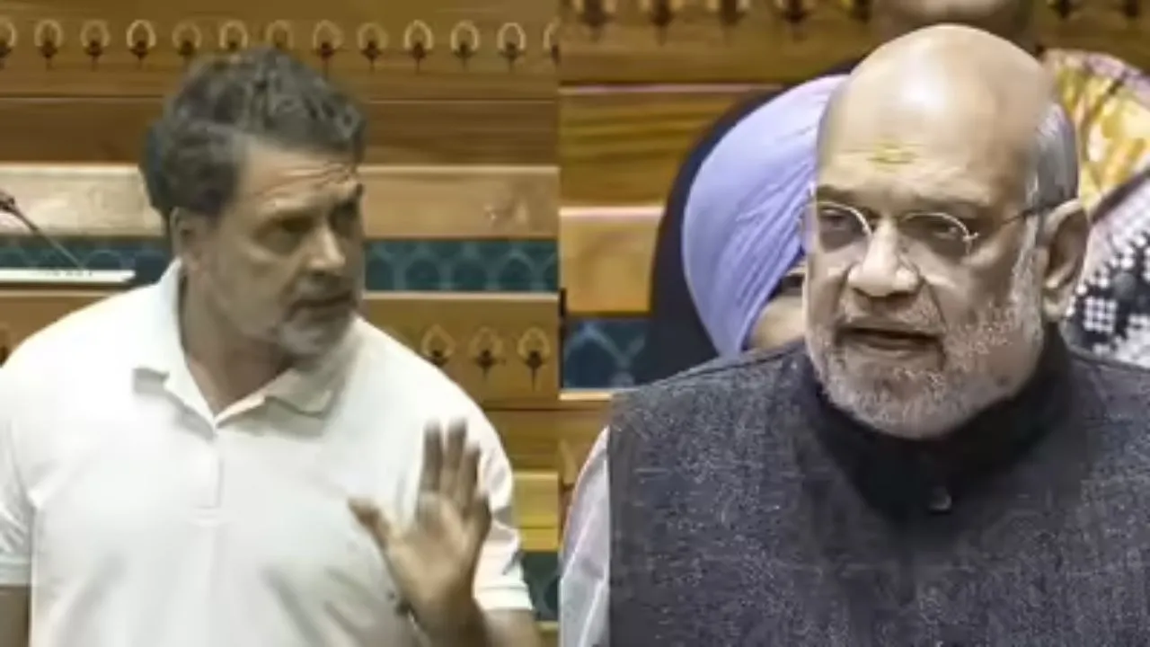 SIR Debate Amit Shah vs Rahul Gandhi