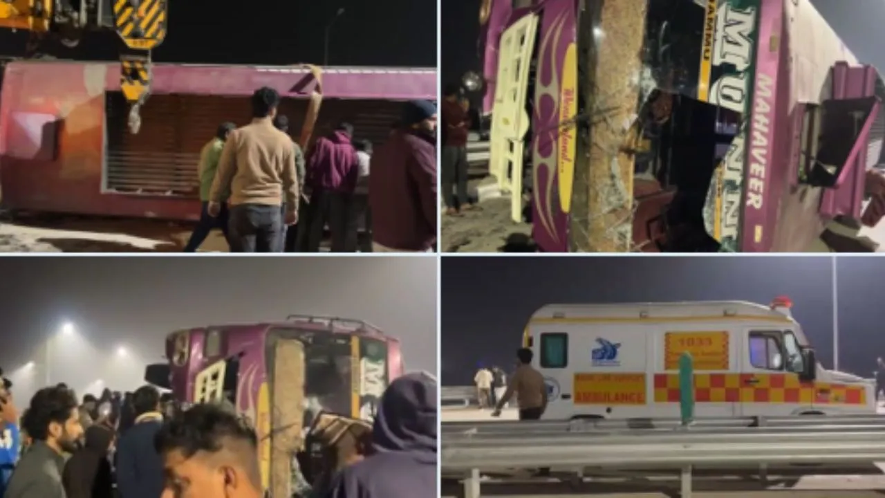 Jammu Bishnah ring road accident