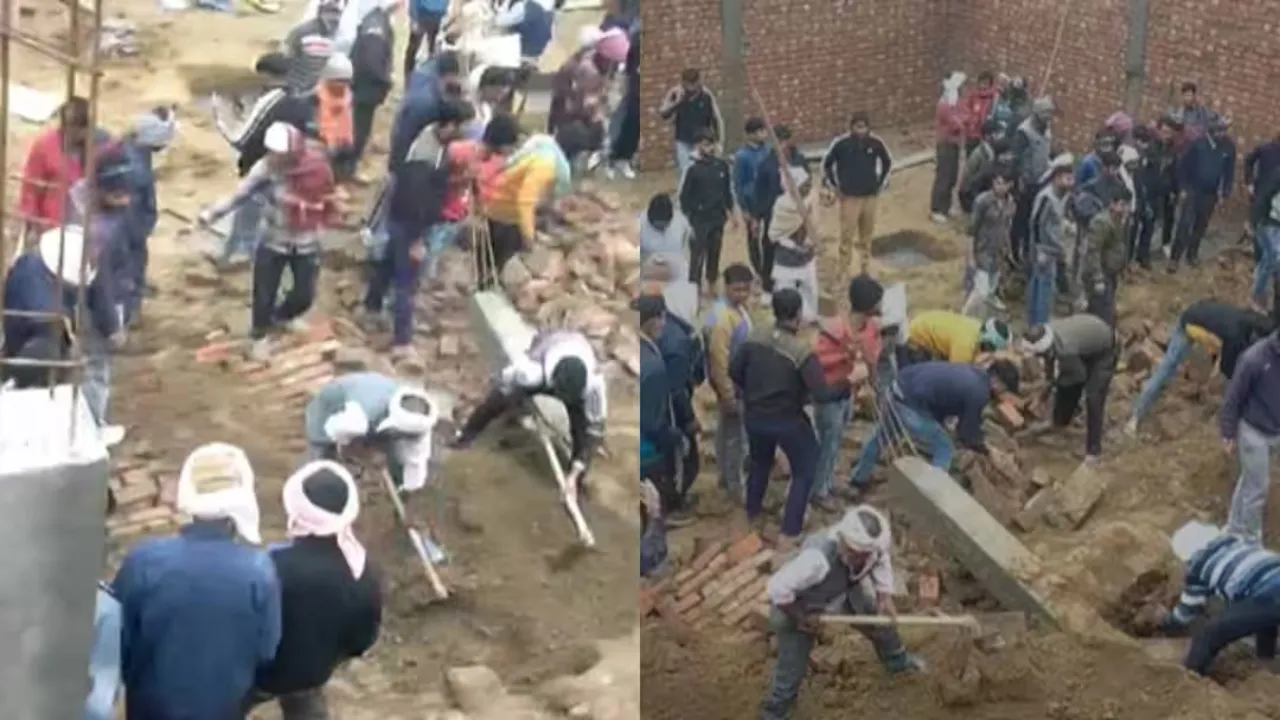 Agra wall Collapse