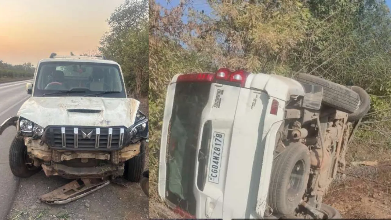 Minister Convoy Accident Mahasamund (1)