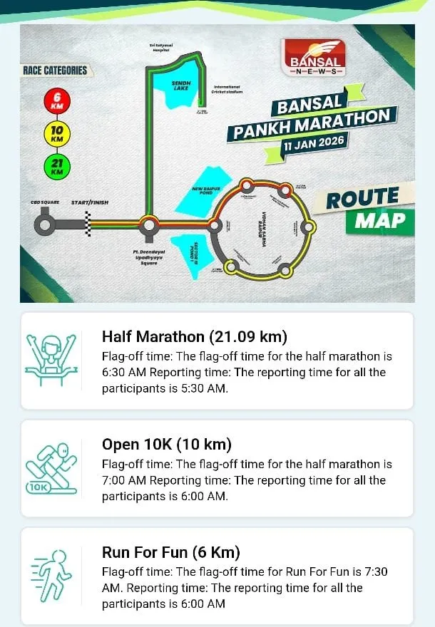Raipur Pankh Marathon 2026