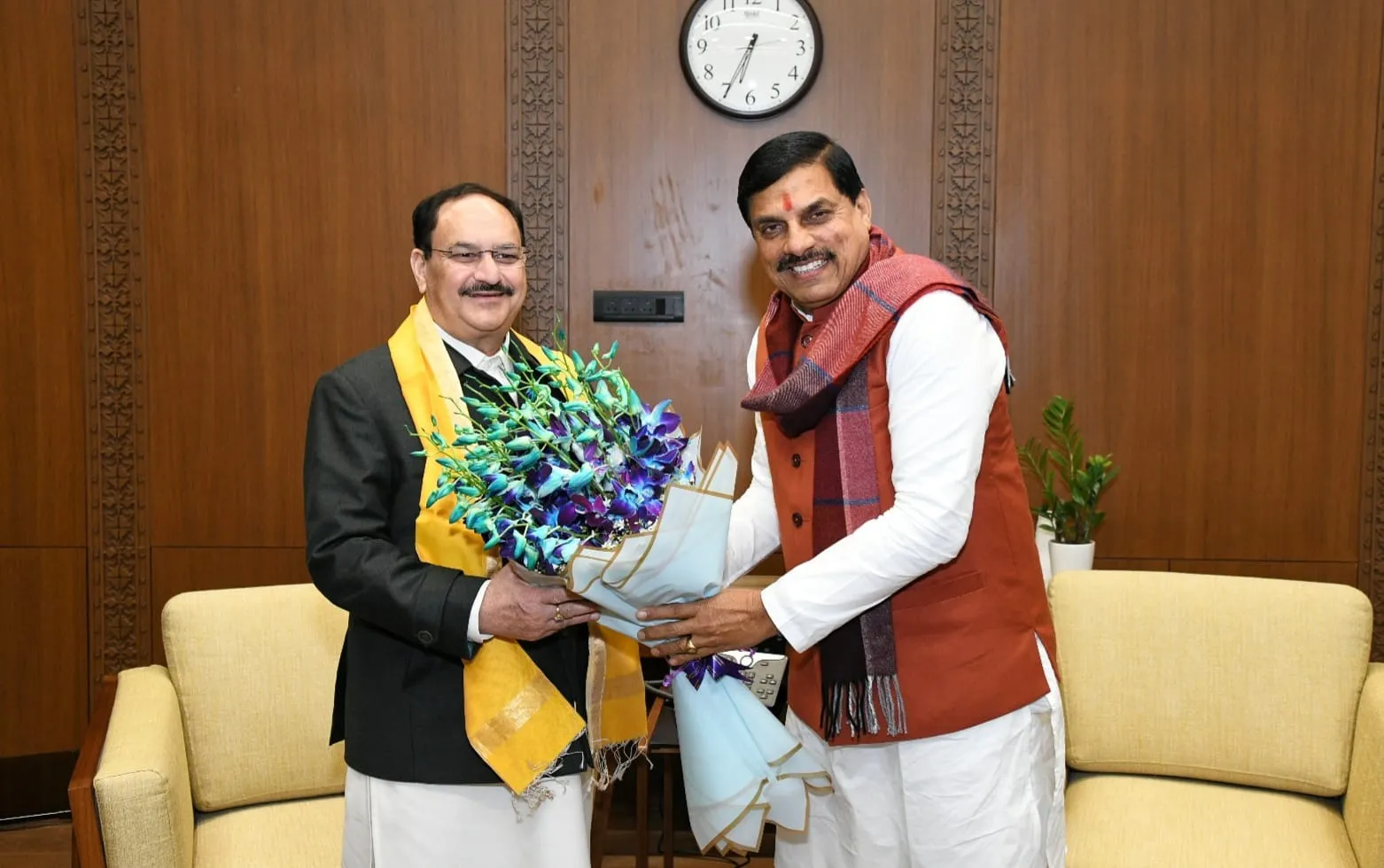 cm mohan jp nadda