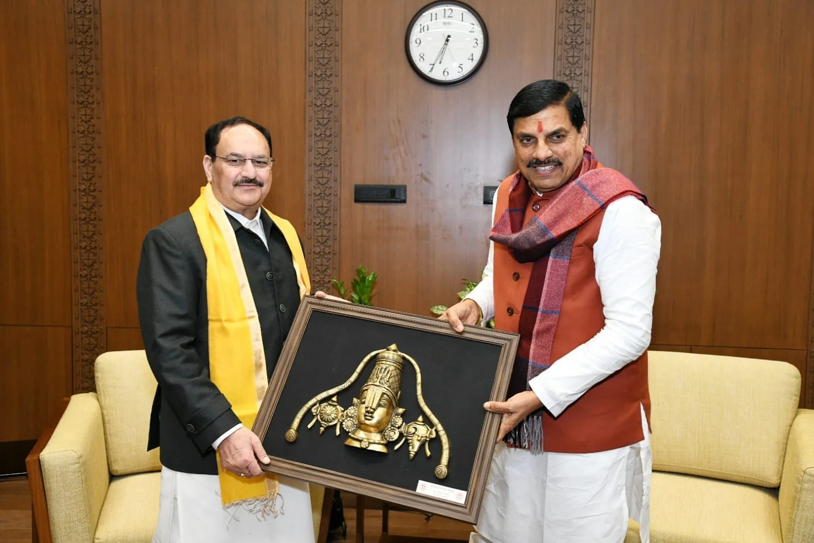 cm mohan jp nadda hindi news