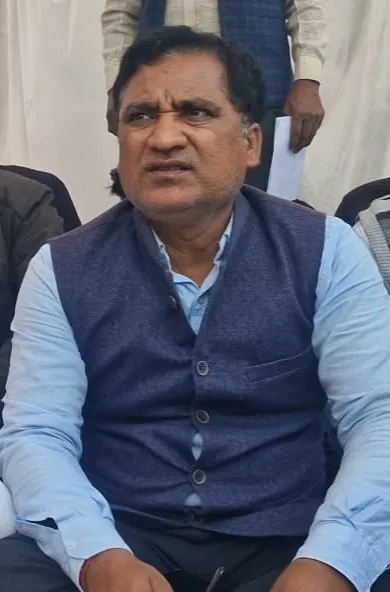 New Movement for Old Pension Union president Satendra Singh Tiwari