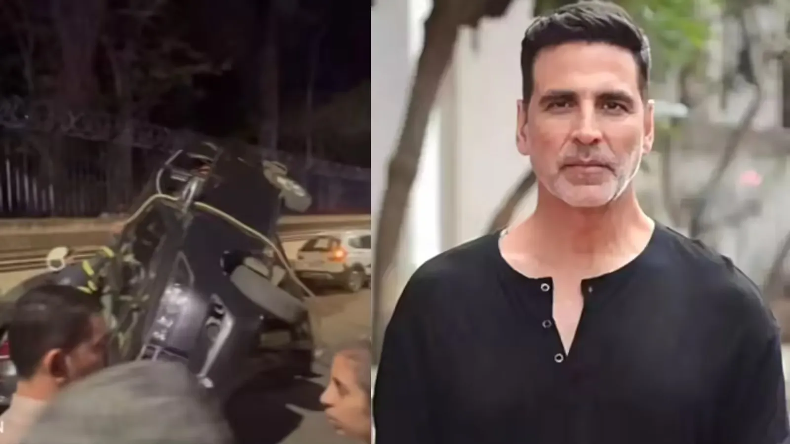 akshay kumar car accident mumbai